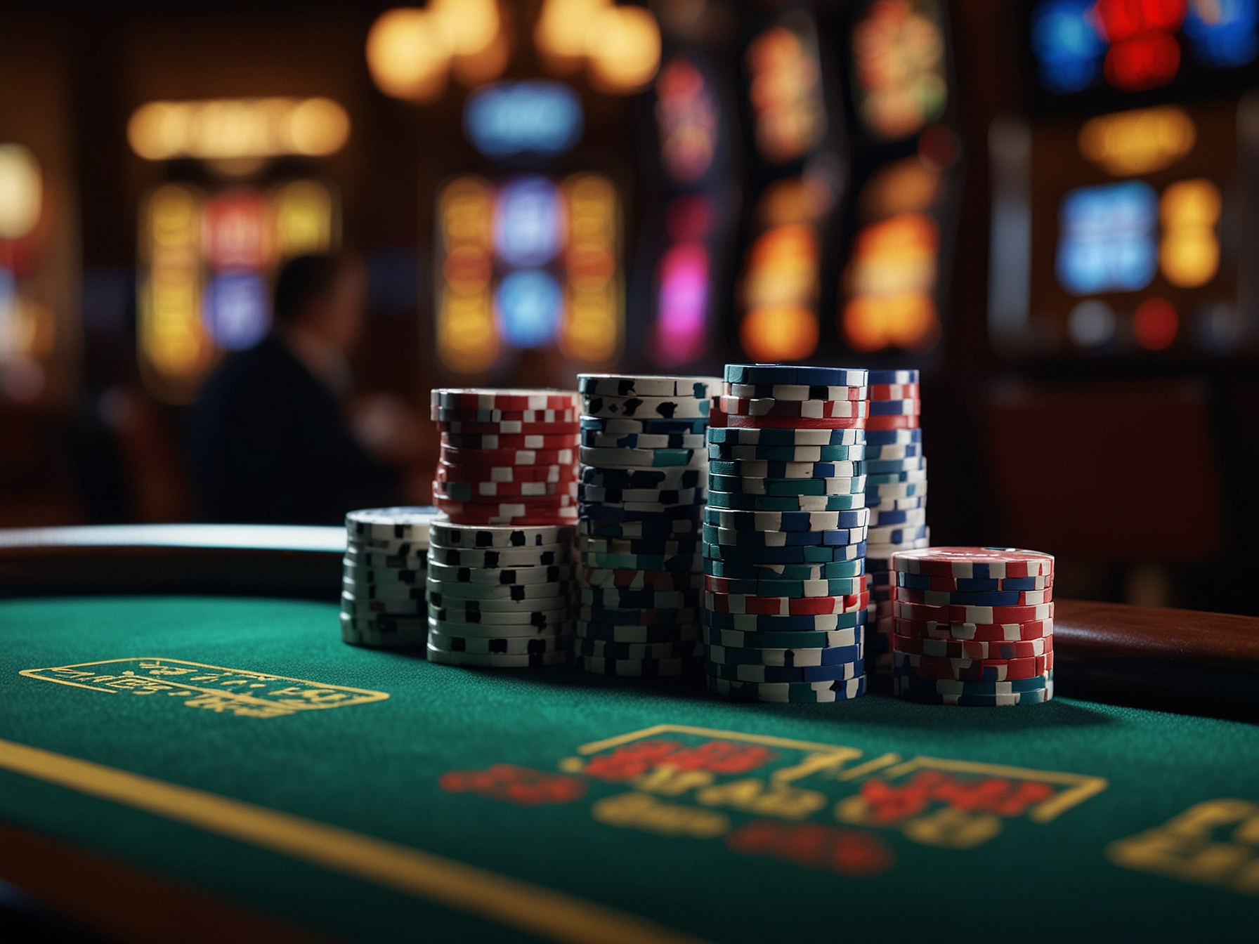 Collage of slots, live dealer and table games